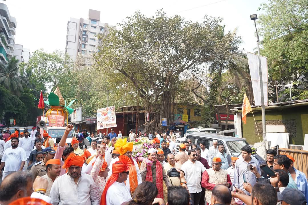 पियूष गोयल ने बोरीवली में मनाया गुड़ी पड़वा