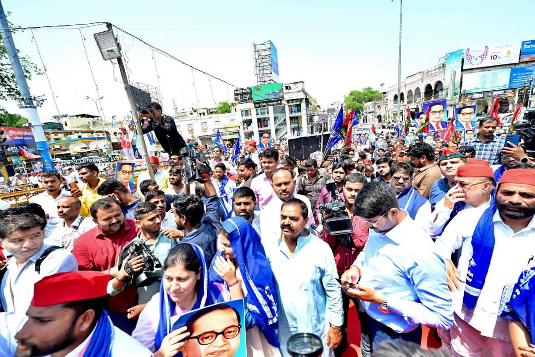 14 अप्रैल को अखिलेश ने लिया ‘सामाजिक न्याय के राज’ की स्थापना का संकल्प, बाबासाहेब के विचारों को लागू करने का आह्वान