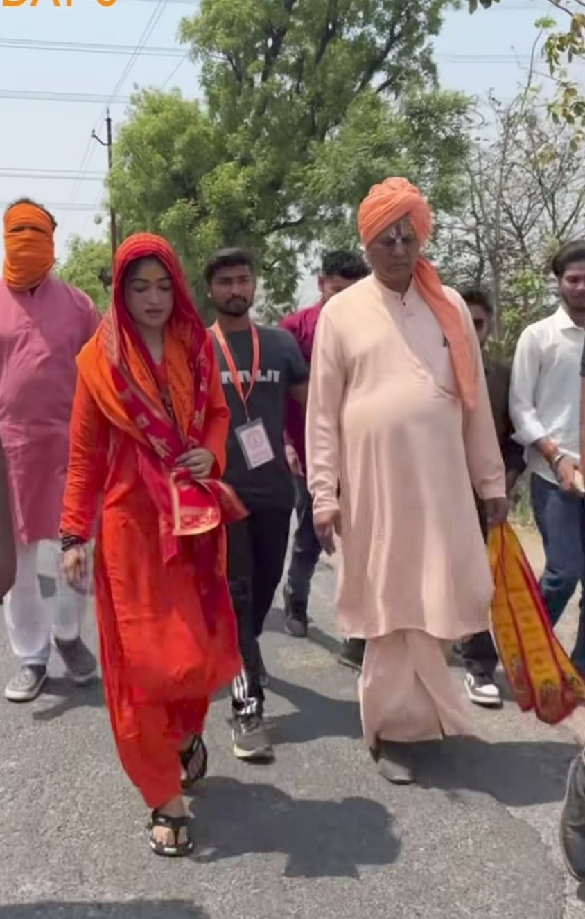हरषा ऋच्छारिया के नेतृत्व में सनातनी युवाओं की ऐतिहासिक पदयात्रा"