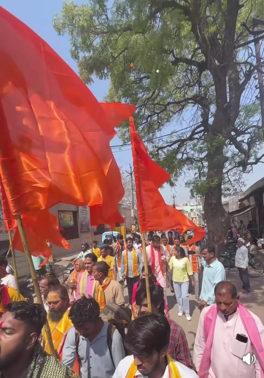 हरषा ऋच्छारिया के नेतृत्व में सनातनी युवाओं की ऐतिहासिक पदयात्रा"