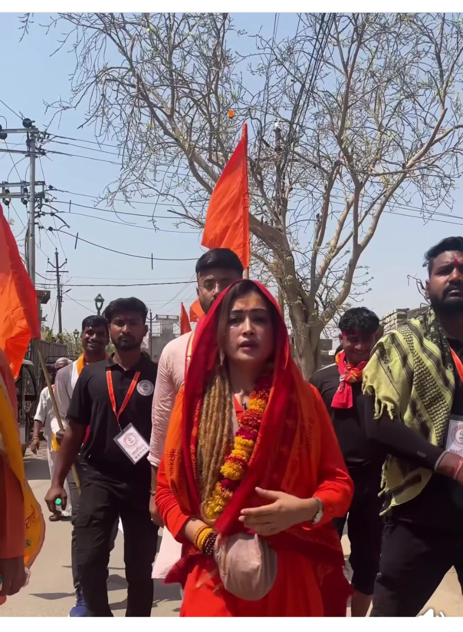 हरषा ऋच्छारिया के नेतृत्व में सनातनी युवाओं की ऐतिहासिक पदयात्रा"
