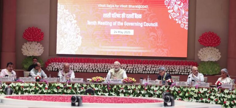 नीति आयोग की बैठक में पीएम मोदी का बड़ा संदेश: ‘टीम इंडिया’ की भावना से ही बनेगा विकसित भारत