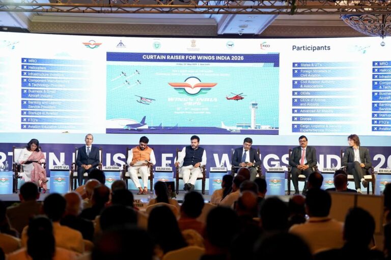 नई दिल्ली में 'विंग्स इंडिया 2026' के लिए भव्य कर्टन राइज़र समारोह, मोबाइल ऐप और ब्रॉशर का हुआ विमोचन