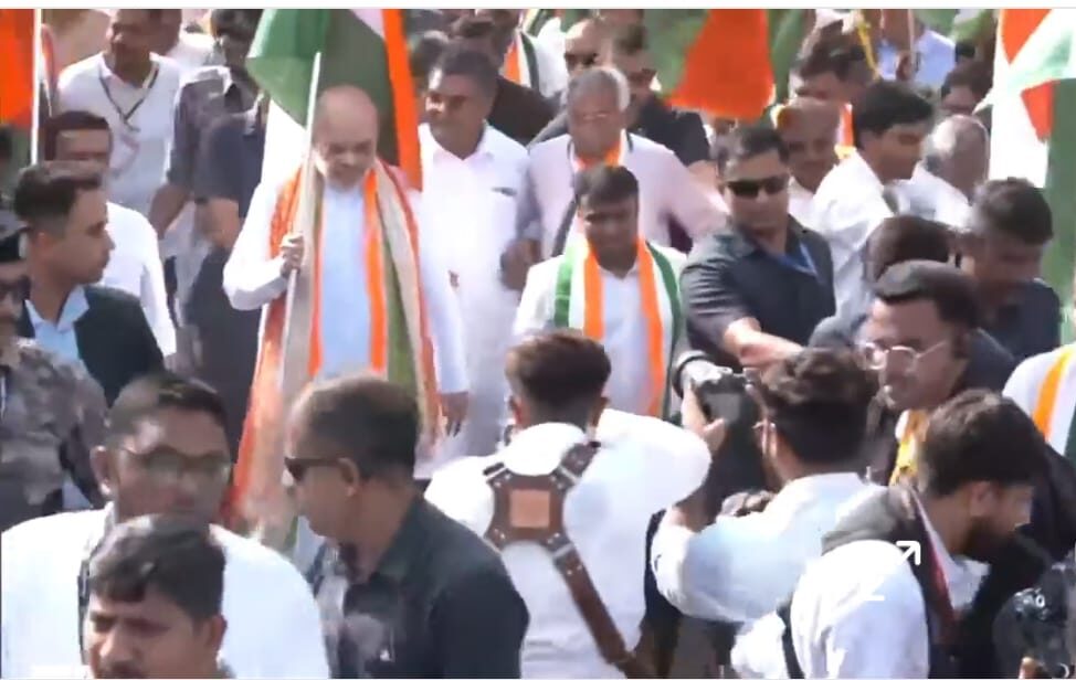 AmitShah' की TirangaYatra" OperationSindoor की जीत पर