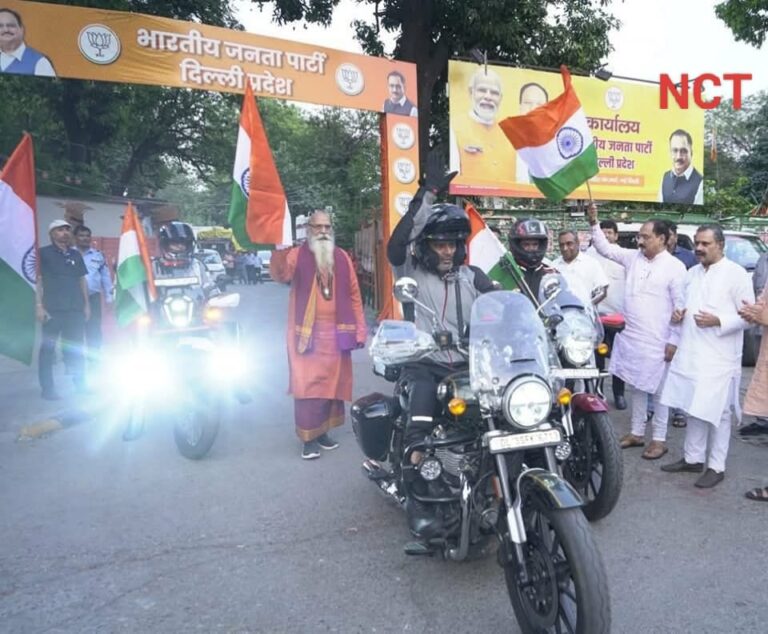 "ऑपरेशन सिंदूर: की शान में दिल्ली से मनाली तक बाइक रैली