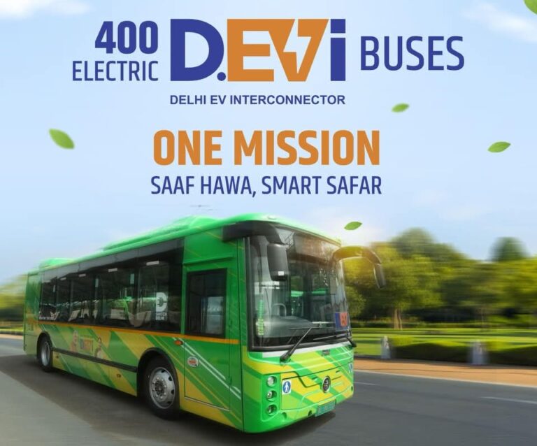 दिल्ली को मिली 400 नई इलेक्ट्रिक बसें, 2 मई से सड़कों पर दौड़ेंगी D.EV.I बसें