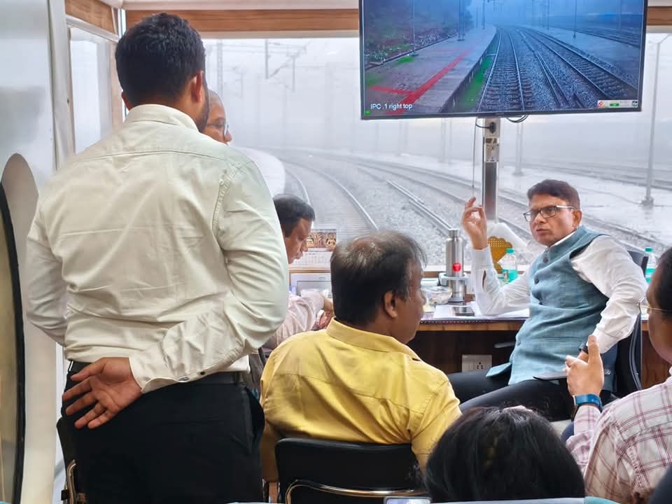 मानसून से पहले रेलवे सुरक्षा तैयारियों का जायज़ा, अधिकारियों ने किया कैसल रॉक-दूधसागर खंड का निरीक्षण
