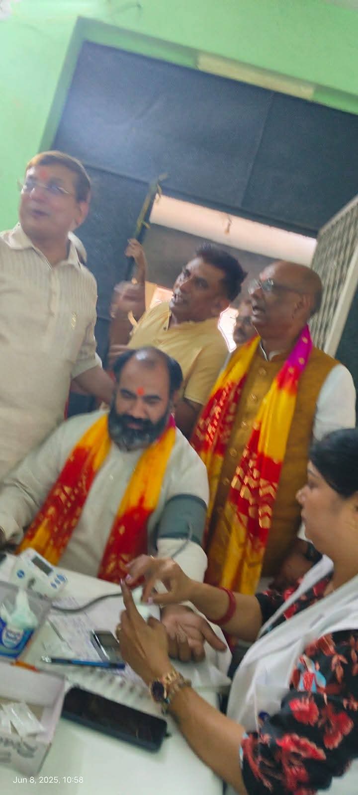 मटियामहल में निःशुल्क स्वास्थ्य जांच शिविर आयोजित, प्रधानमंत्री मोदी सरकार के 11 वर्ष पूर्ण होने पर सेवा अभियान के तहत हुआ आयोजन