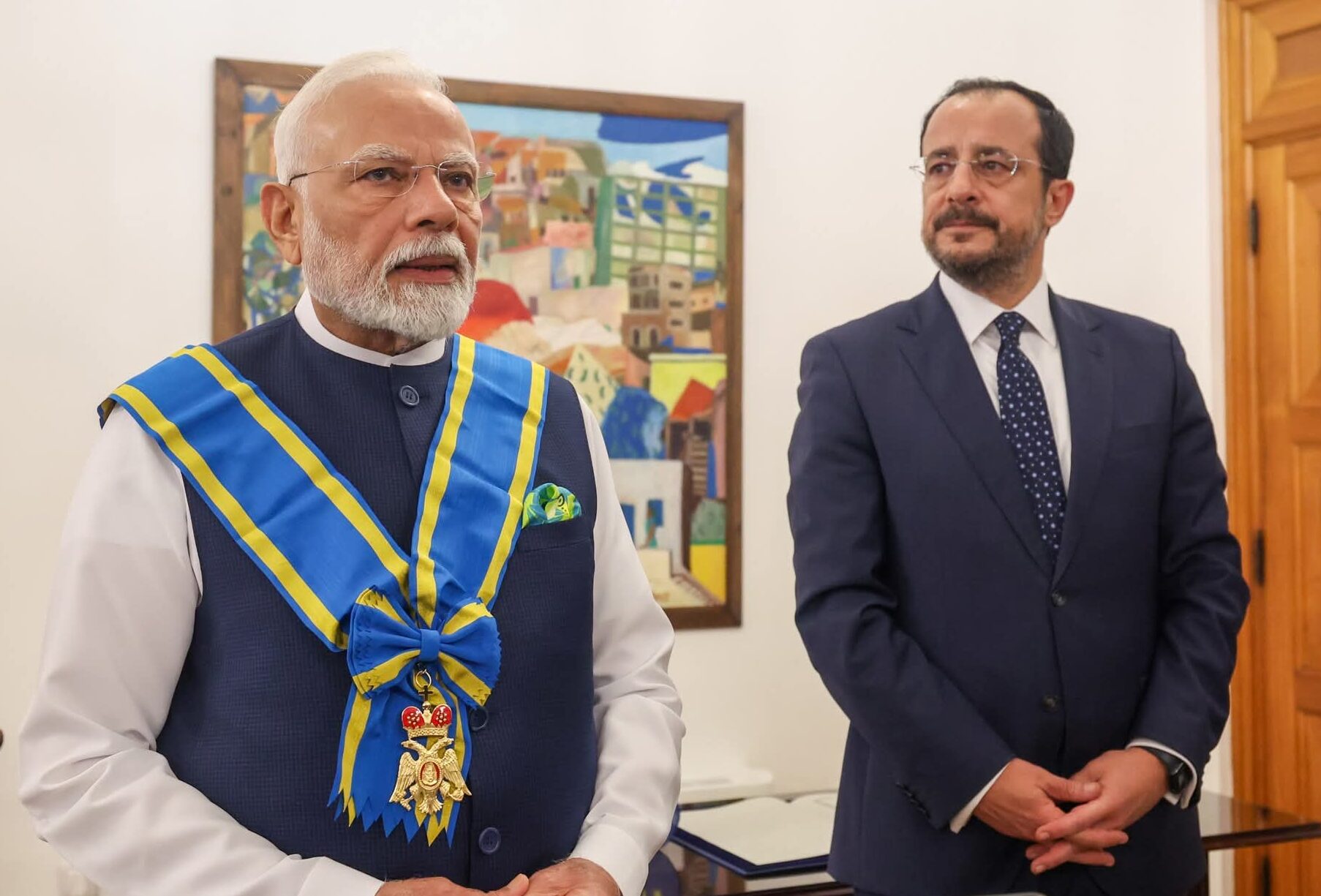 PM: नरेंद्र मोदी को साइप्रस का सर्वोच्च नागरिक सम्मान ‘Grand Cross of the Order of Makarios III’ से नवाज़ा गया