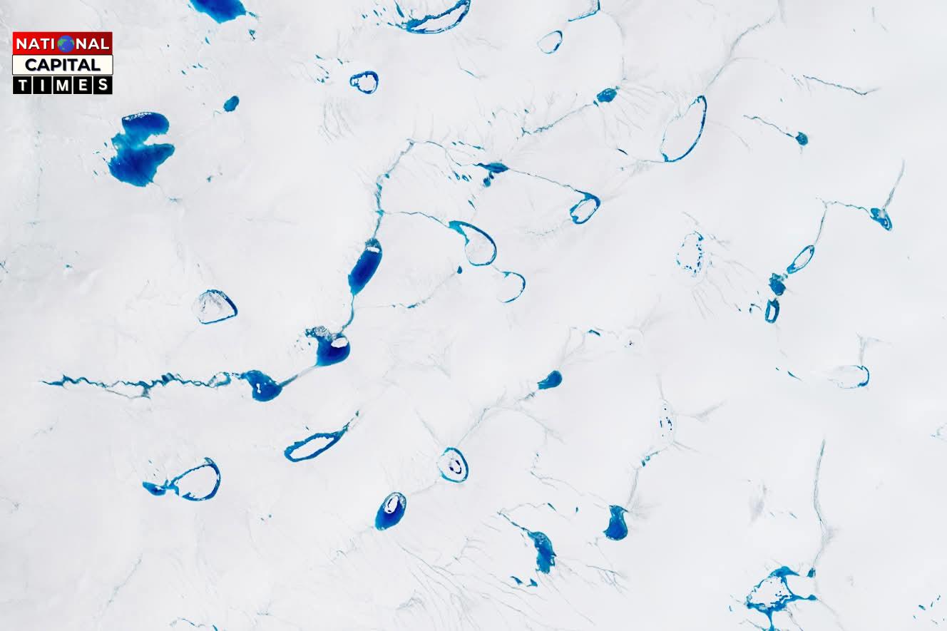 ग्रीनलैंड की बर्फ पर बनी 'Smiley Face', पर वैज्ञानिकों की गहरी नजर - क्या यह ग्लोबल वार्मिंग का संकेत है?