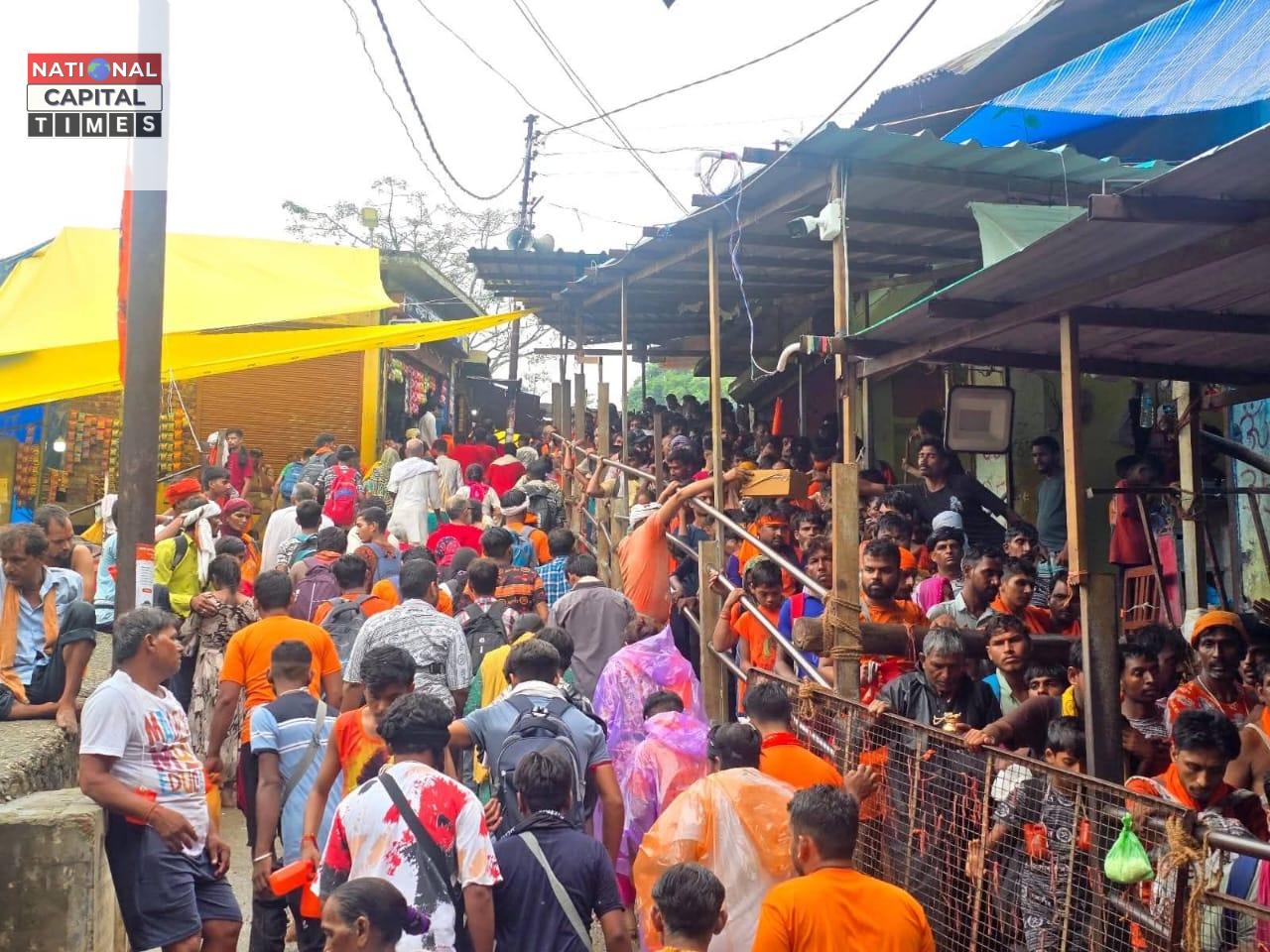 श्रावण में श्रद्धा की धारा: नीलकंठ महादेव में अब तक 22 लाख शिवभक्तों ने किया जलाभिषेक