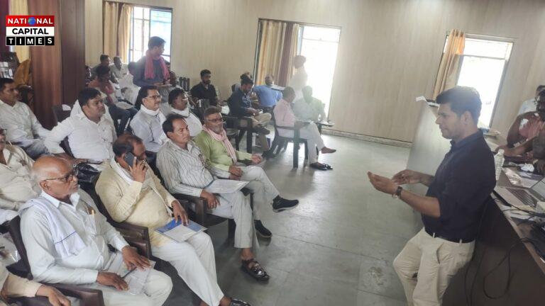 राष्ट्रीय ग्राम स्वराज अभियान के तहत पंचायत एडवांसमेंट इंडेक्स पर  कार्यशाला में  प्रधानों सचिवों को किया गया प्रशिक्षित