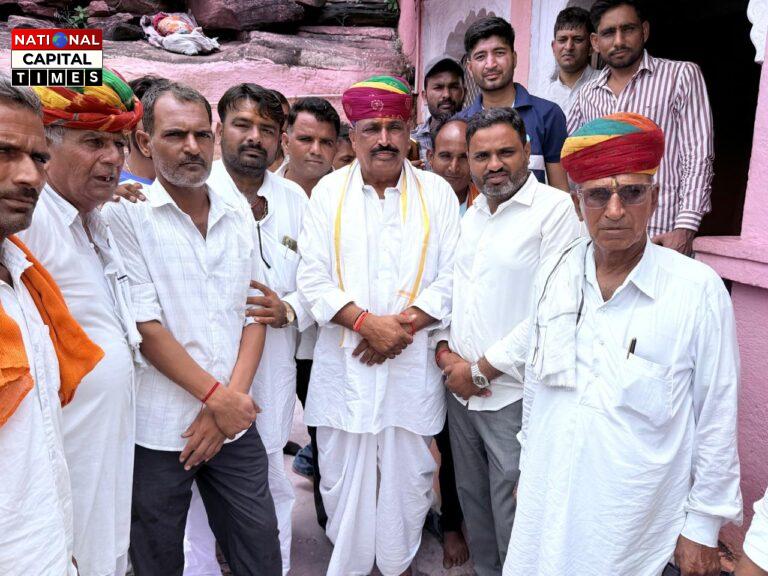 महादेव नगरी चौकड़ी कला में महादेव मंदिर में आज खींवसर विधायक श्रीमान रेवंत राम जी डांगा ने पूजा अर्चना की