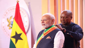 PM; मोदी को घाना से मिला 24वां अंतरराष्ट्रीय सम्मान 
