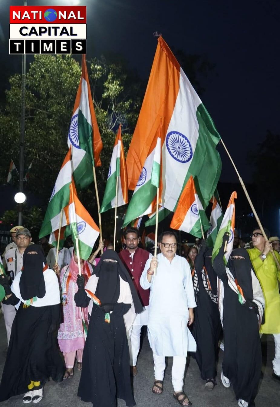 जामा मस्जिद से लाल किला तक भव्य तिरंगा यात्रा, मुस्लिम समाज की बड़ी भागीदारी, HarGharTiranga