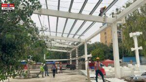 New Delhi रेलवे स्टेशन पर होल्डिंग एरिया का निर्माण कार्य तेज़ी से जारी, रेल मंत्री ने दिए जल्द पूरा करने के निर्देश