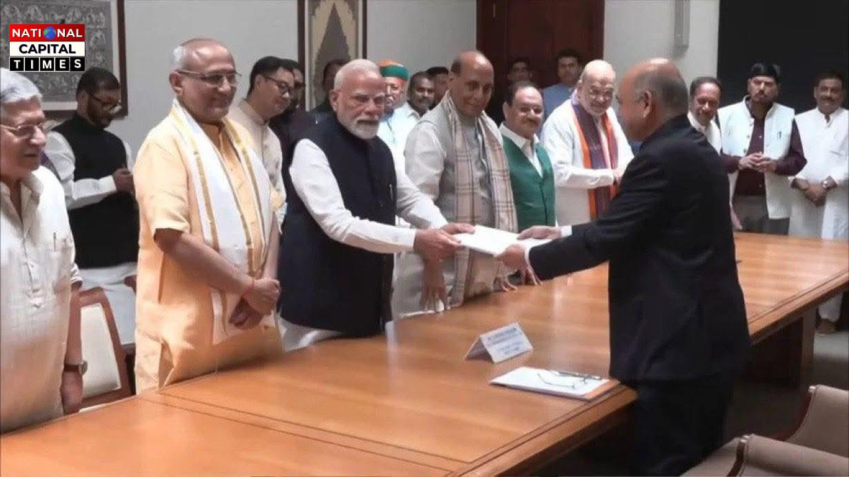 NDA: के उपराष्ट्रपति पद के उम्मीदवार बने सी. पी. राधाकृष्णन, प्रधानमंत्री मोदी ने भरा समर्थन