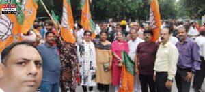 कांग्रेस की अभद्र टिप्पणी के खिलाफ दिल्ली में BJP का प्रचंड प्रदर्शन