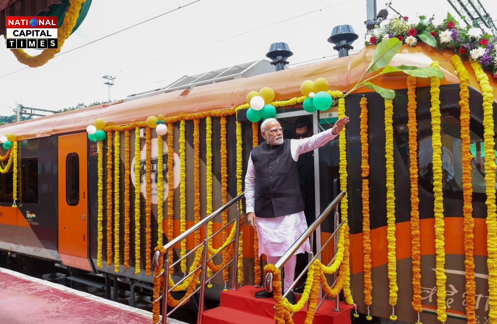 PM मोदी ने दिखाई तीन नई वंदे भारत ट्रेनों को हरी झंडी, पर्यटन और व्यापार को मिलेगा बढ़ावा