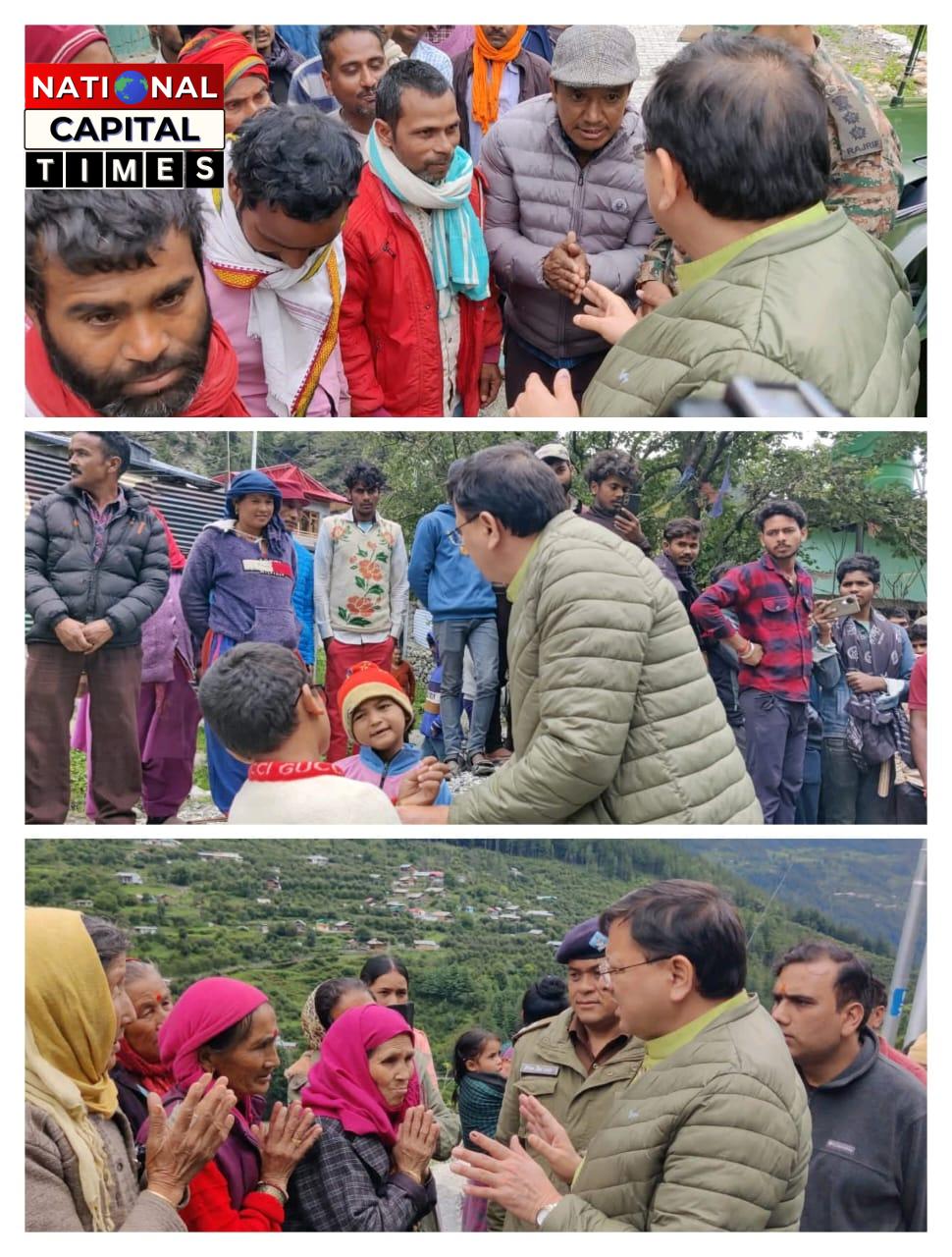उत्तरकाशी आपदा: CM धामी ने धराली पहुंचकर राहत कार्यों का लिया जायजा
