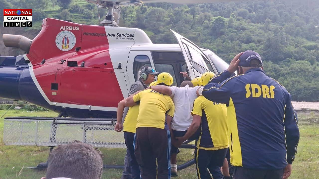 चमोली के थराली में बादल फटने से तबाही, 6 घायल एयर एम्बुलेंस के जरिए एम्स ऋषिकेश भेजे गए