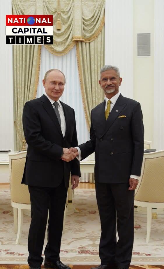 विदेश मंत्री डॉ. S. जयशंकर ने राष्ट्रपति व्लादिमीर पुतिन से की भेंट, भारत-रूस संबंधों को और गहराई मिलेगी