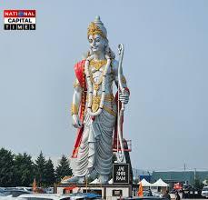 उत्तर अमेरिका में राम की सबसे ऊँची प्रतिमा का कनाडा में अनावरण मिसिसॉगा के हिंदू हेरिटेज सेंटर में 51 फीट ऊँची fiberglass प्रतिमा स्थापित