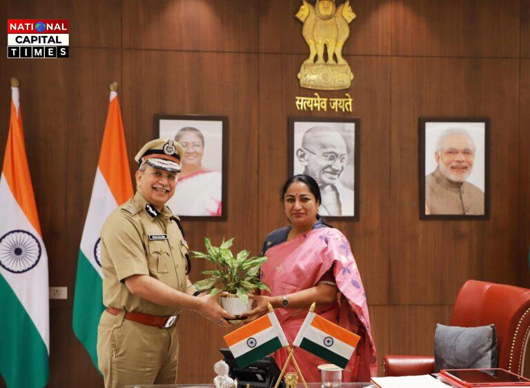 दिल्ली को नया पुलिस आयुक्त मिला, सीएम रेखा गुप्ता से मिले सतीश गोलचा