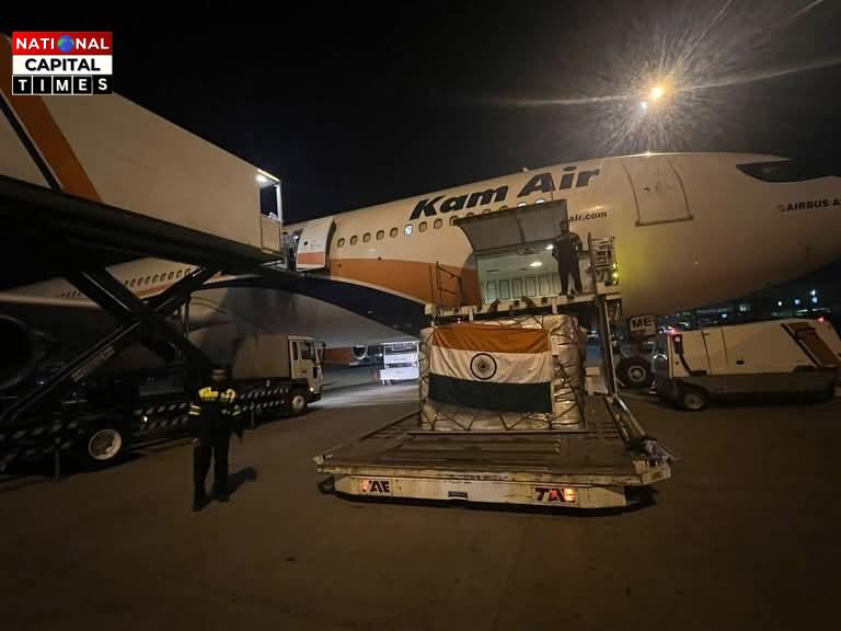 काबुल में भूकंप प्रभावितों के लिए भारत की बड़ी मदद, 21 टन राहत सामग्री पहुँची