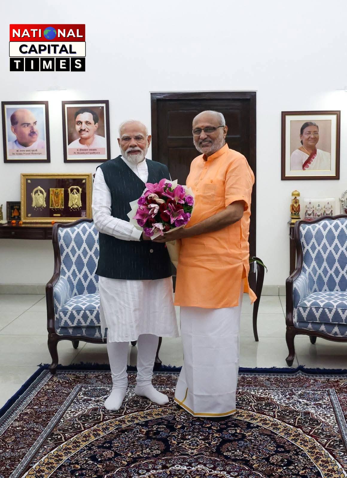 CP राधाकृष्णन भारत के 15वें उपराष्ट्रपति चुने गए