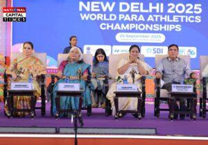 नई दिल्ली में वर्ल्ड पैरा एथलेटिक्स चैंपियनशिप का भव्य शुभारंभ