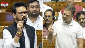 अनुराग ठाकुर का राहुल गांधी पर हमला : "हाइड्रोजन बम निकले फुलझड़ी"