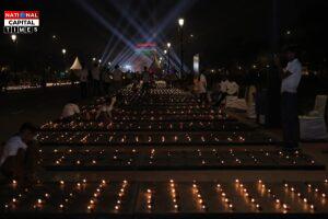 दिल्ली में पहली बार भव्य दीपोत्सव, कर्तव्य पथ पर जगमगाए 1.51 लाख दीप