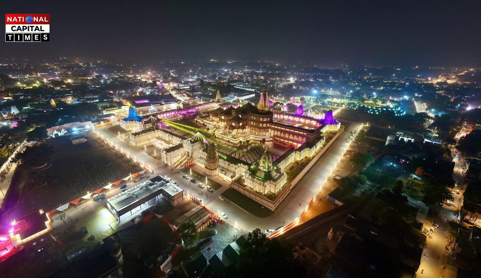 Ayodhya: सीएम जोगी आदित्यनाथ ने साझा की राम मंदिर की जगमगाती तस्वीर, बोले—“अयोध्या धाम पुनः दिव्य क्षण का साक्षी बनेगा”