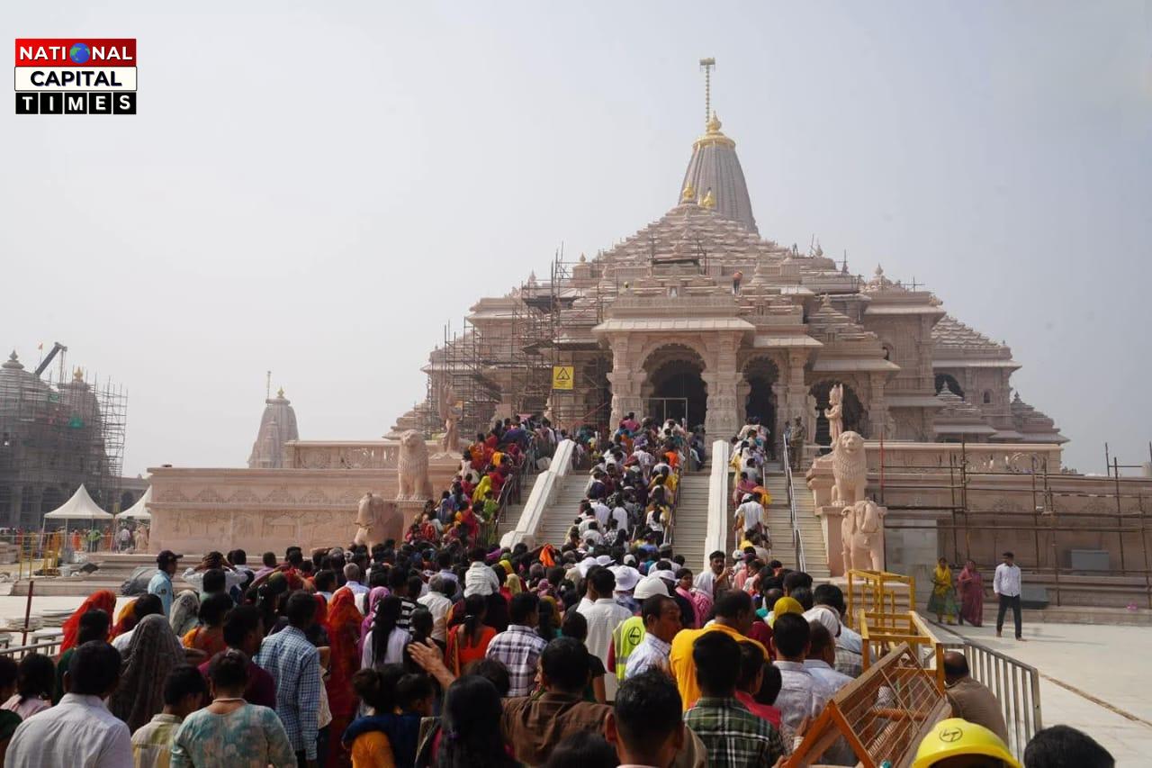 Ayodhya: में उमड़ा आस्था का सैलाब, कार्तिक पूर्णिमा पर सरयू स्नान के बाद रामलला के दर्शन को जुटे श्रद्धालु