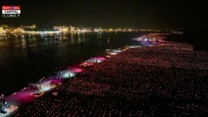 काशी में 25 लाख दीयों से जगमगाई देव दीपावली: सीएम योगी ने क्रूज से देखा लेजर शो, विदेशी टूरिस्टों की भारी भीड़