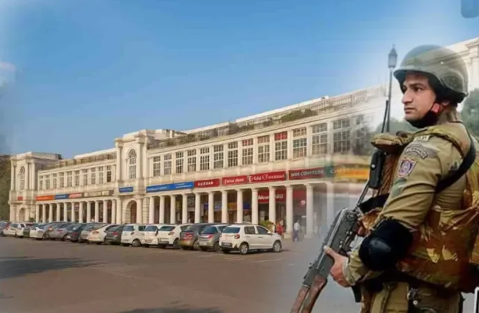 Delhi New Year security