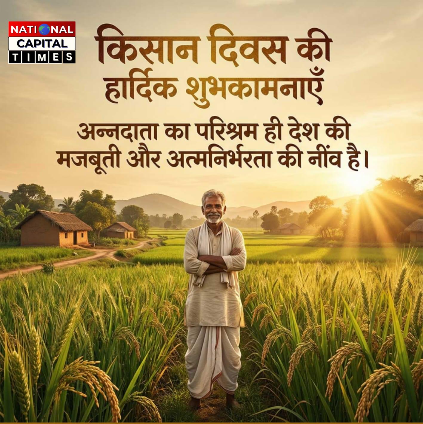 23 दिसंबर – किसान दिवस: अन्नदाता के सम्मान का दिन, #NationalFarmersDay