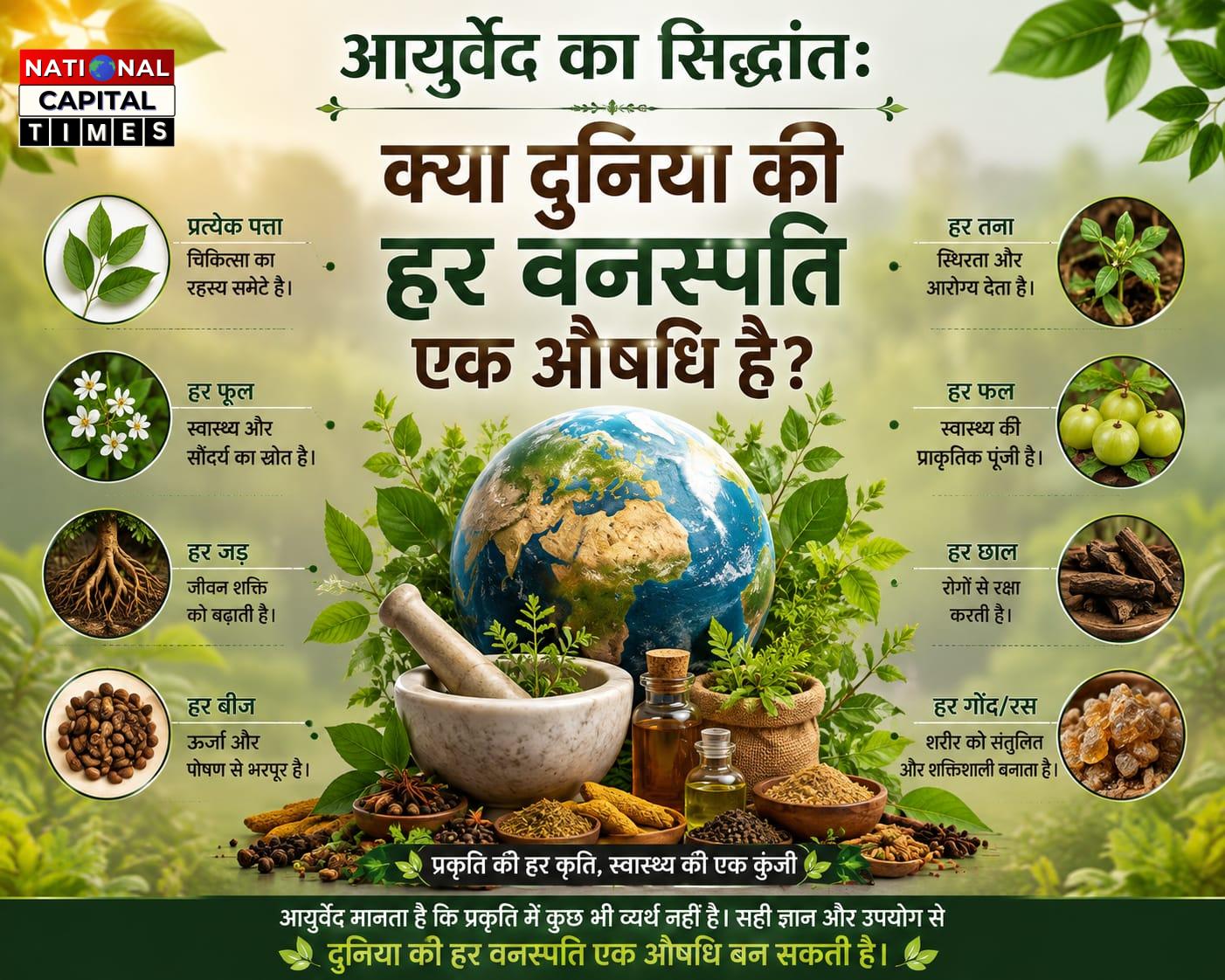 आयुर्वेद का सिद्धांत: क्या दुनिया की हर वनस्पति एक औषधि है?